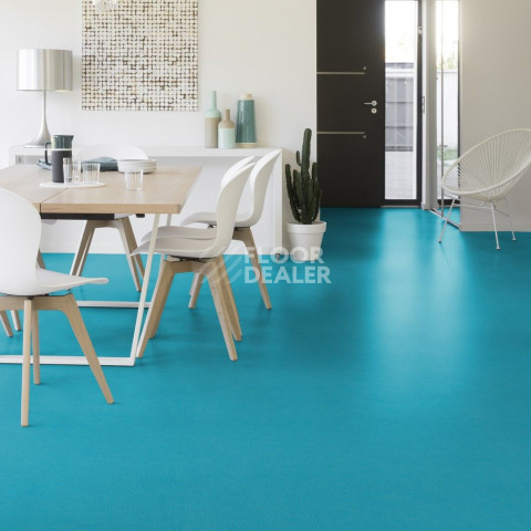 Gerflor Taralay Initial Compact (Plain & allover look) 0825 Diversion Turquoise фото 2 | FLOORDEALER